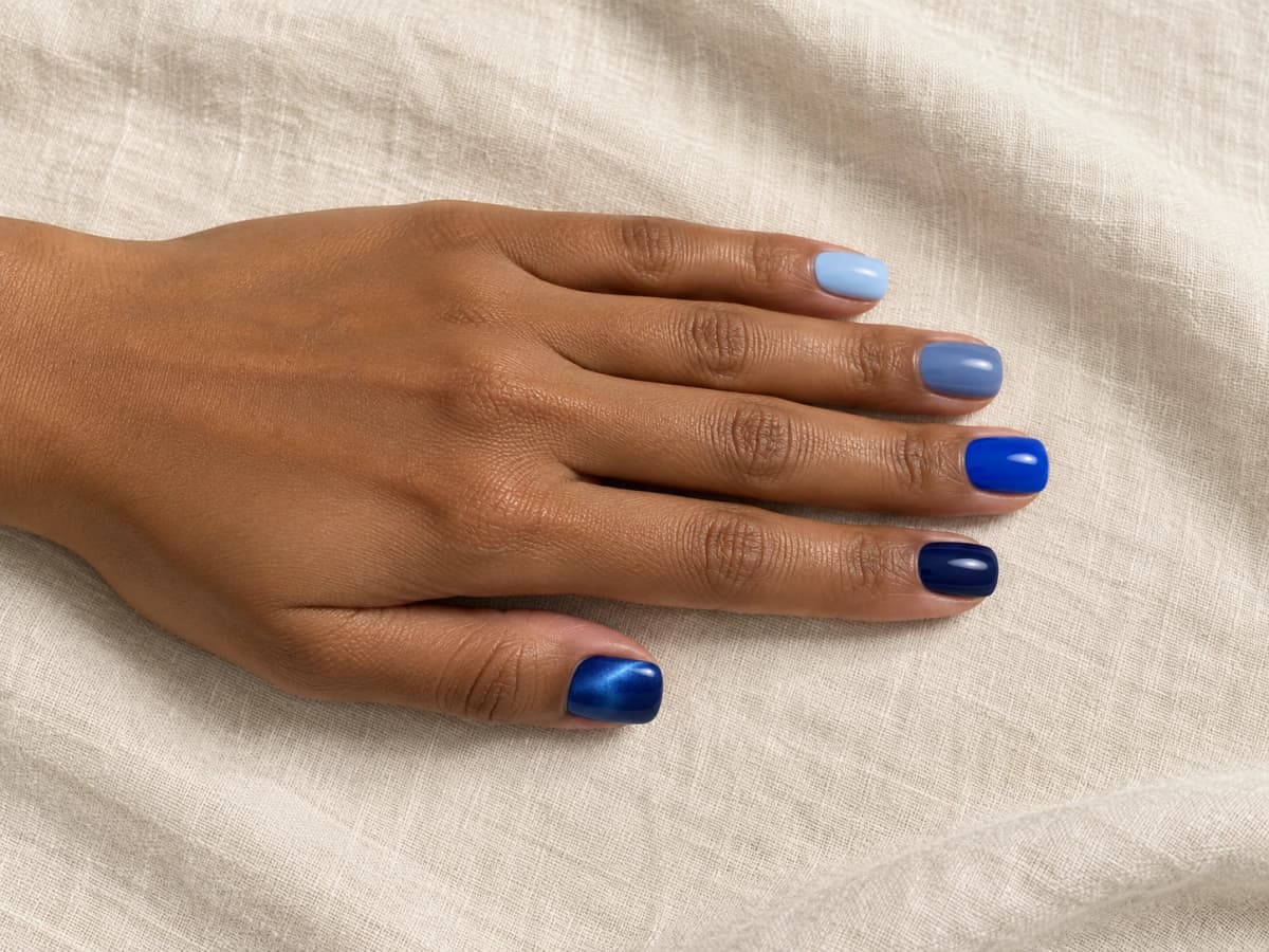 Uñas azules