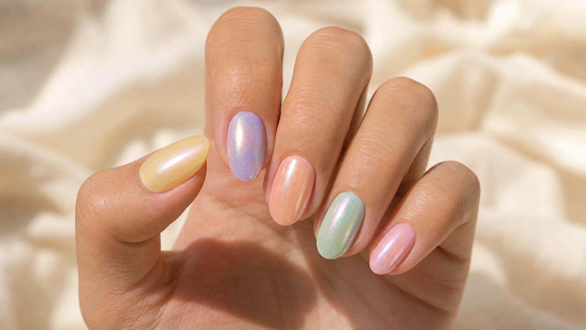 Uñas candy shell (pasteles cromados)
