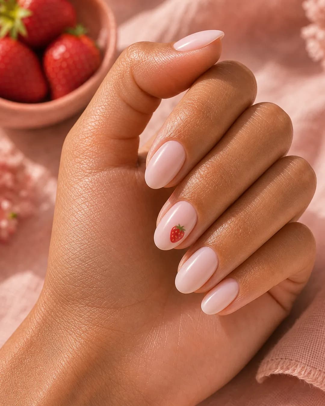 Uñas con fresas