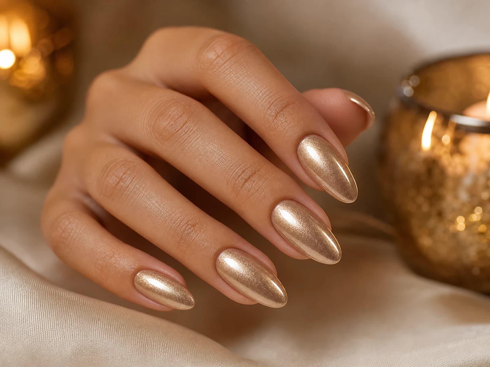 Uñas doradas