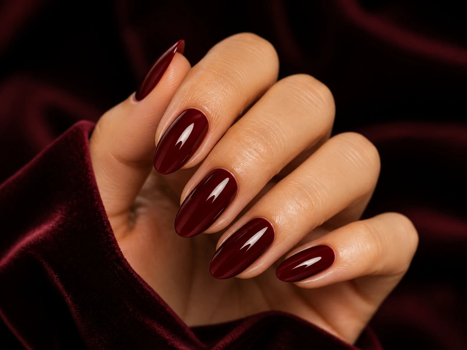 Uñas granates