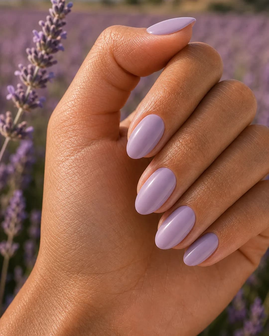 Uñas lavanda