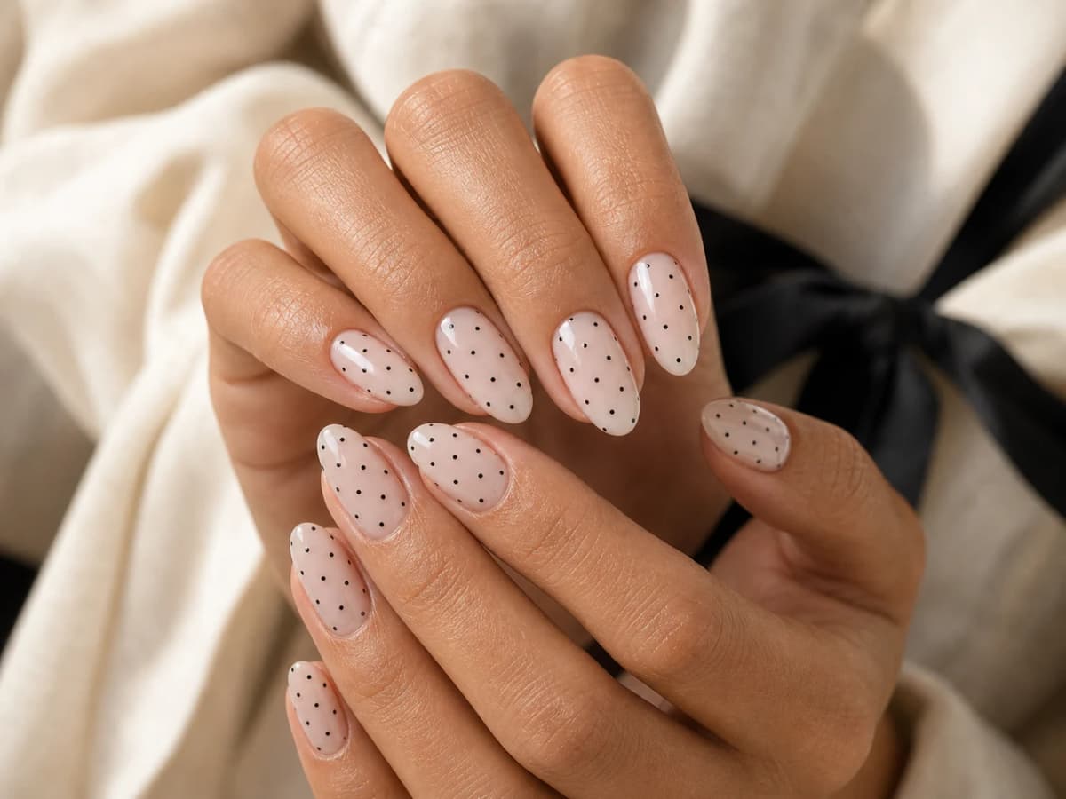 Uñas de lunares