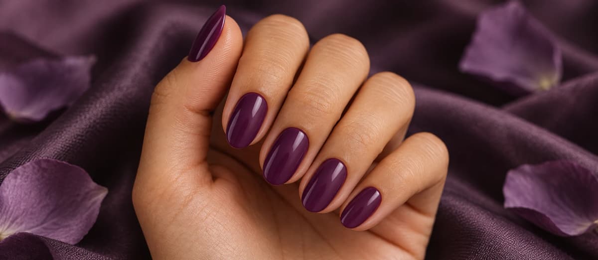 Uñas moradas