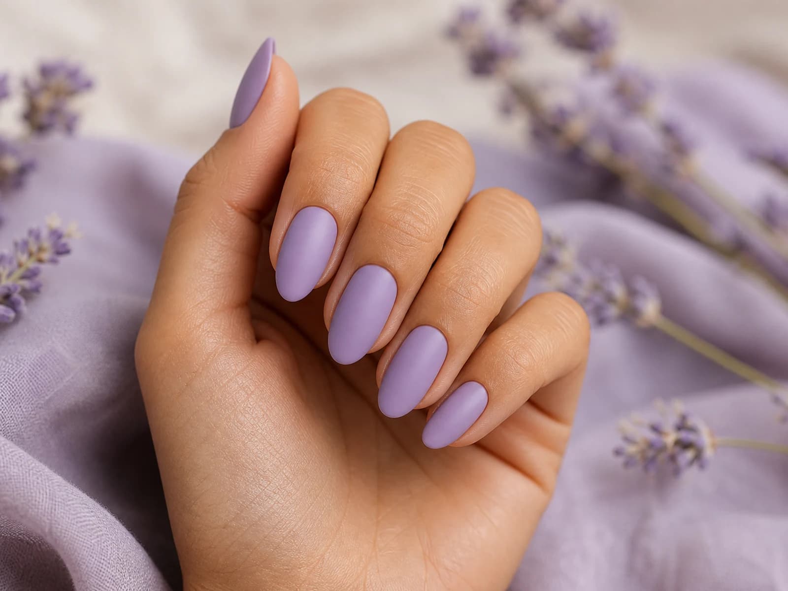 Uñas moradas