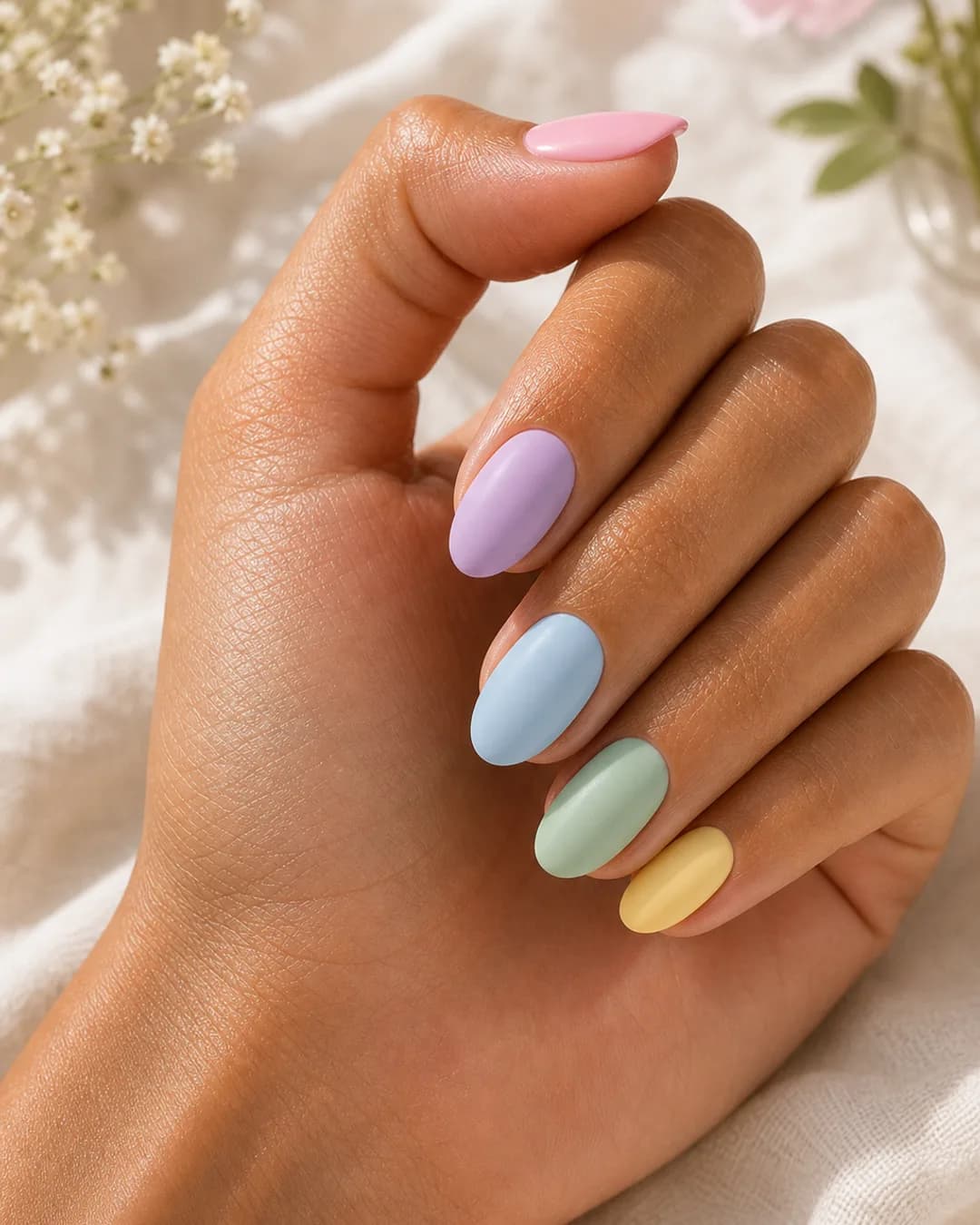 Uñas multicolor