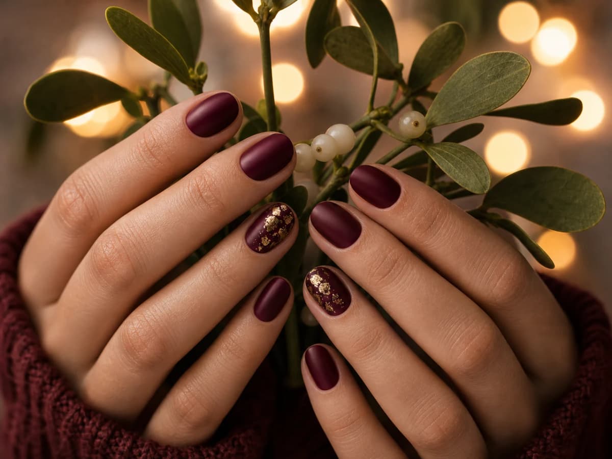Uñas Navidad 2026
