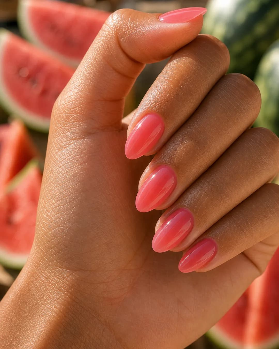Uñas sandía (watermelon)