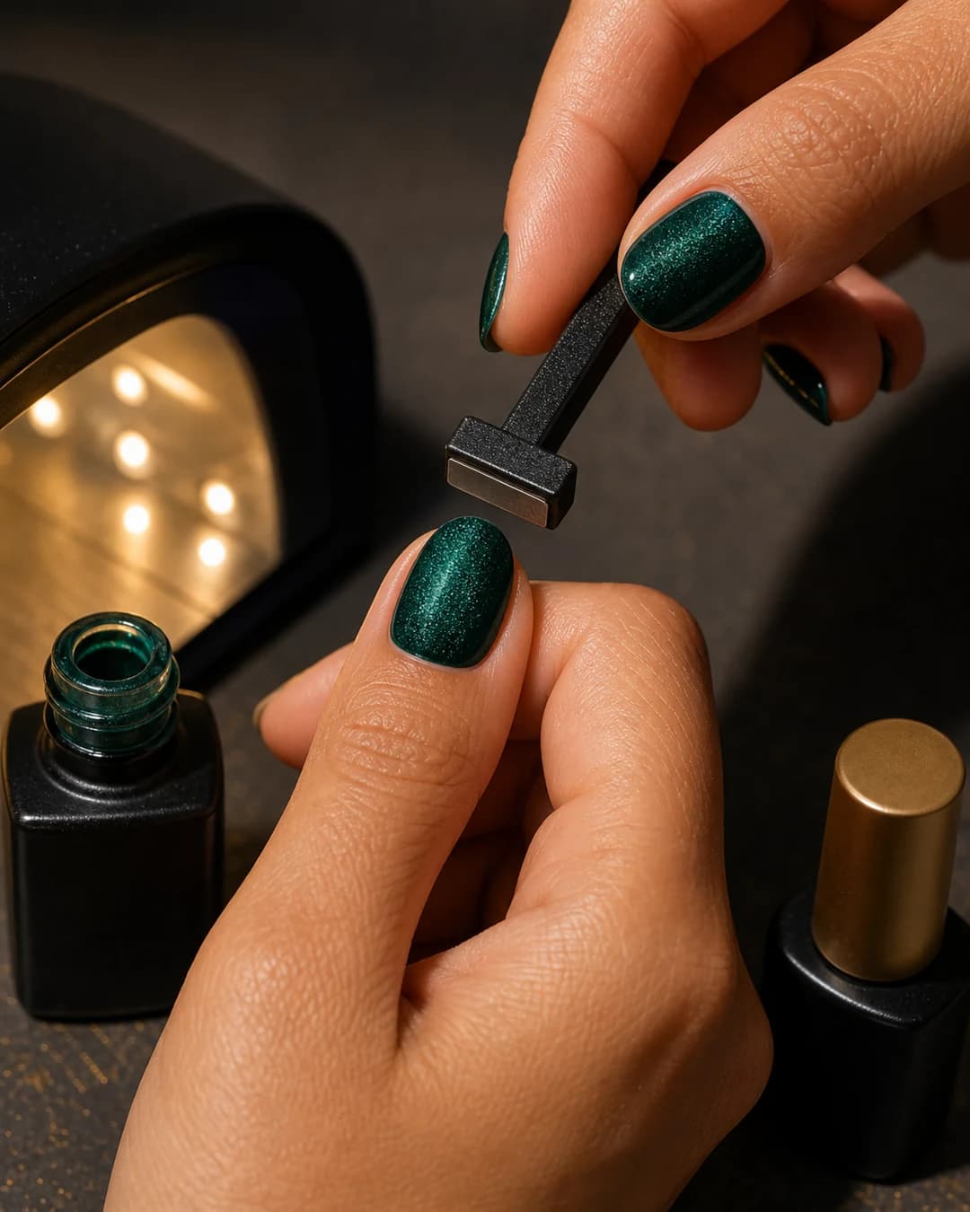 Cómo aplicar velvet magnético en uñas
