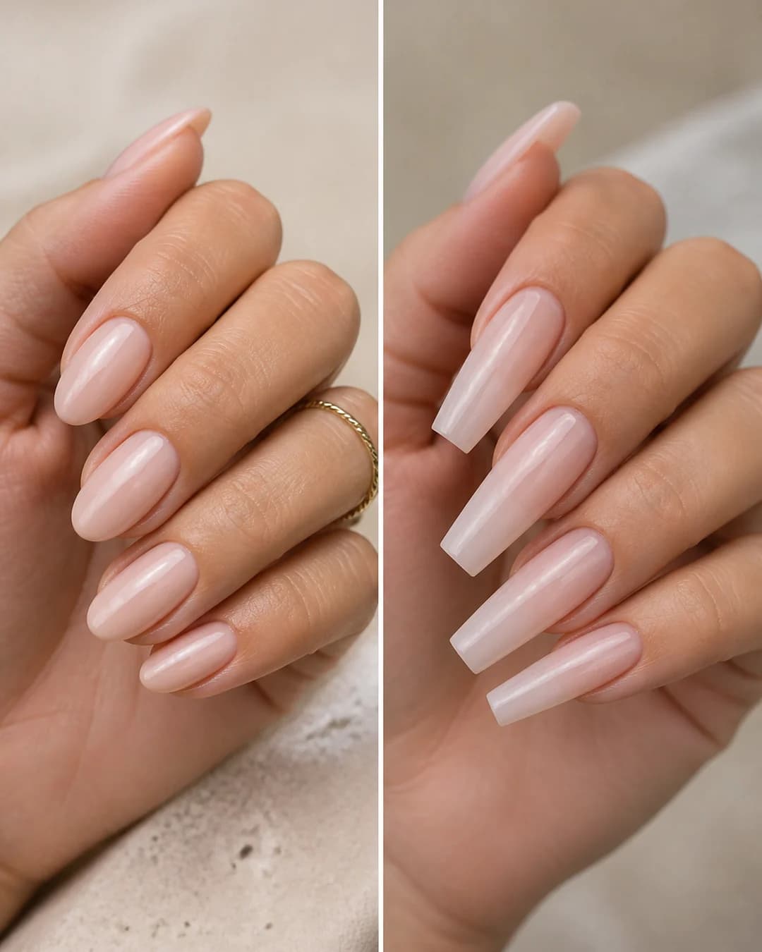 Uñas de gel vs acrílico