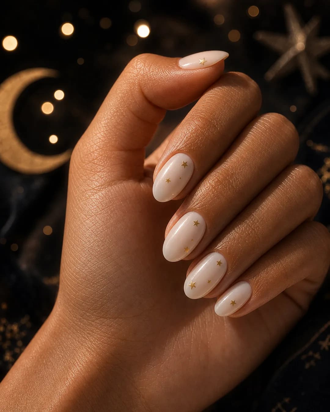 Uñas con estrellas
