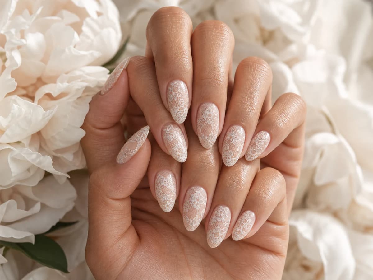 Uñas de encaje