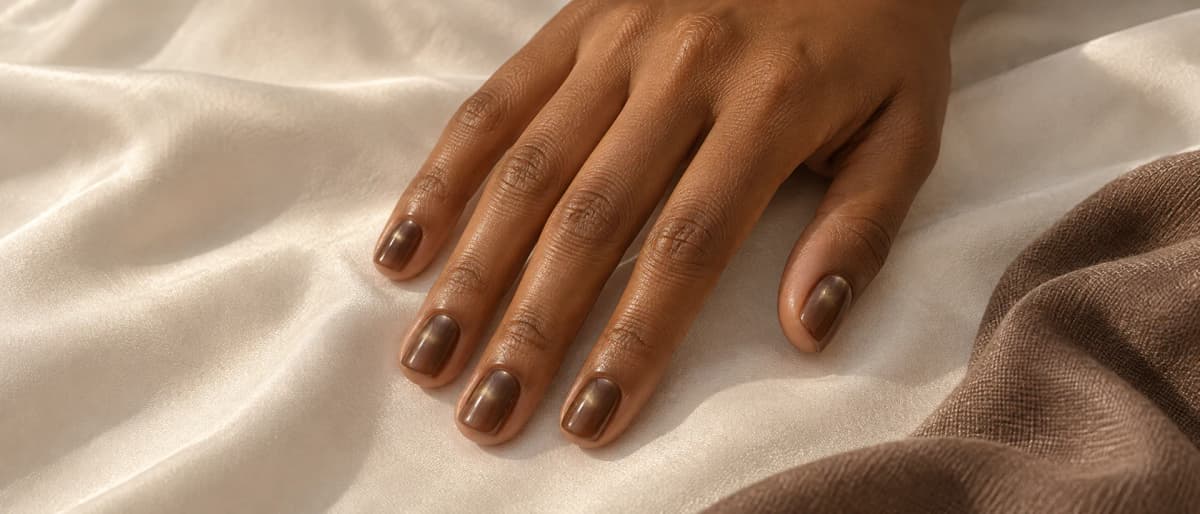 Uñas efecto gafas de sol
