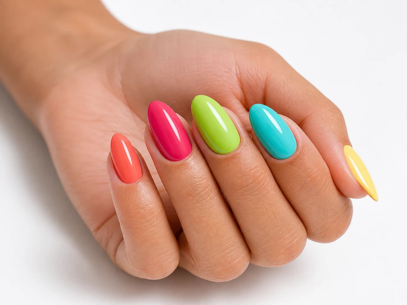 Uñas de colores verano