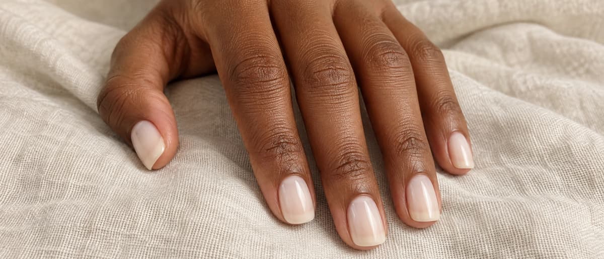 Uñas vainilla lechosa