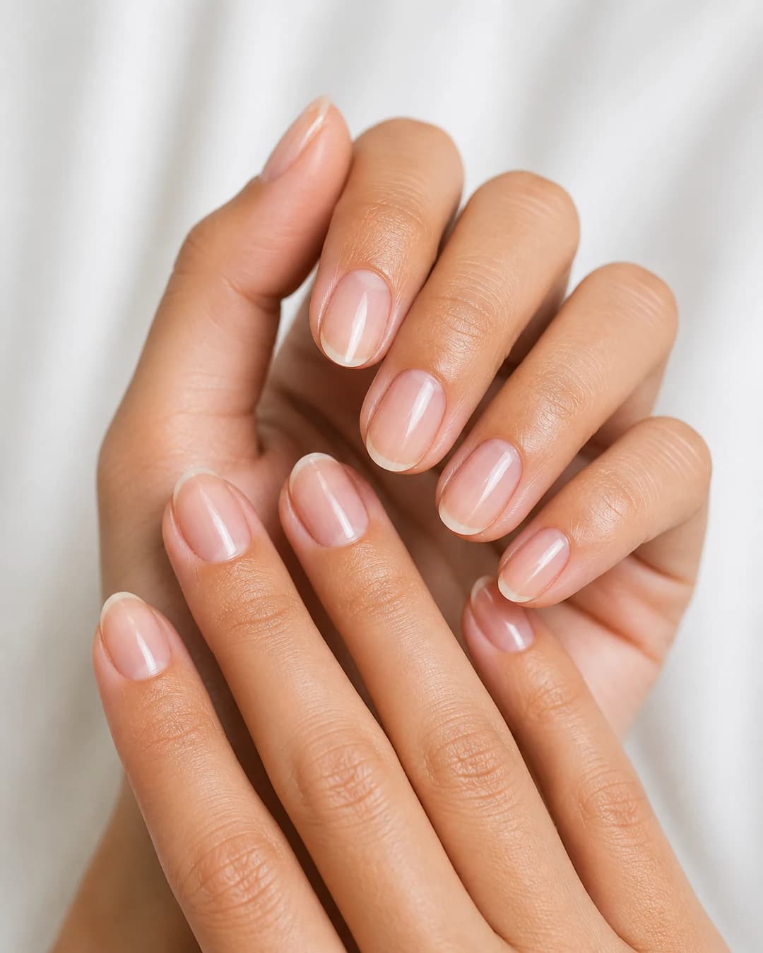 Clean girl nails uñas naturales perfectas con base coat invisible
