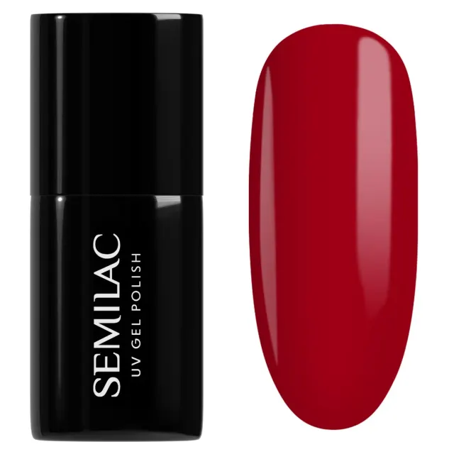 Esmalte semipermanente Semilac 027 Intense Red (7 ml)