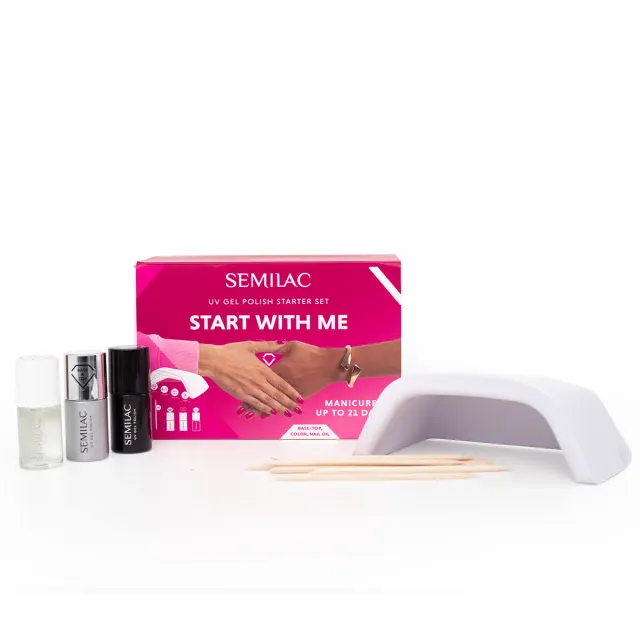 Kit de uñas semipermanente Semilac Start With Me
