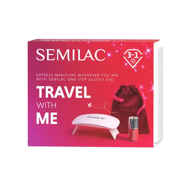 Kit de uñas de viaje Semilac Travel With Me