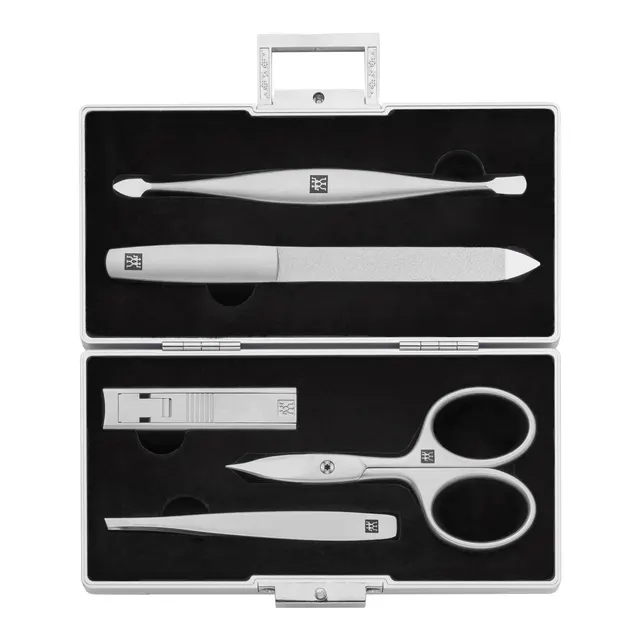 Set de manicura ZWILLING Premium de 5 piezas con estuche de aluminio
